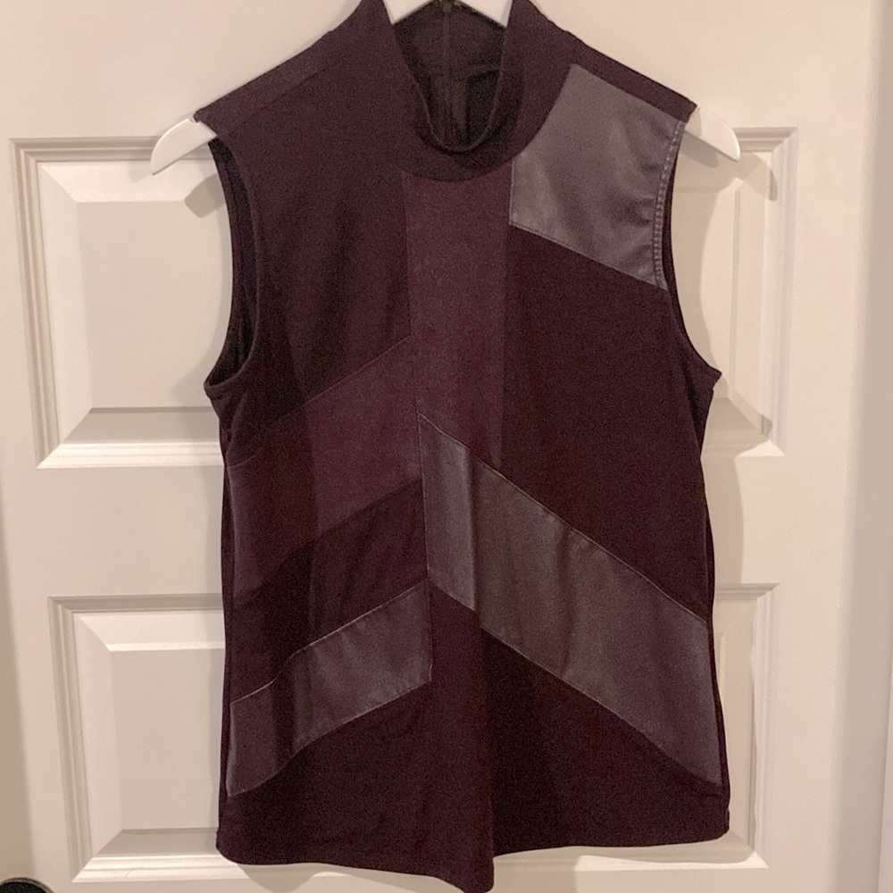 Calvin Klein Purple Sleeveless Blouse